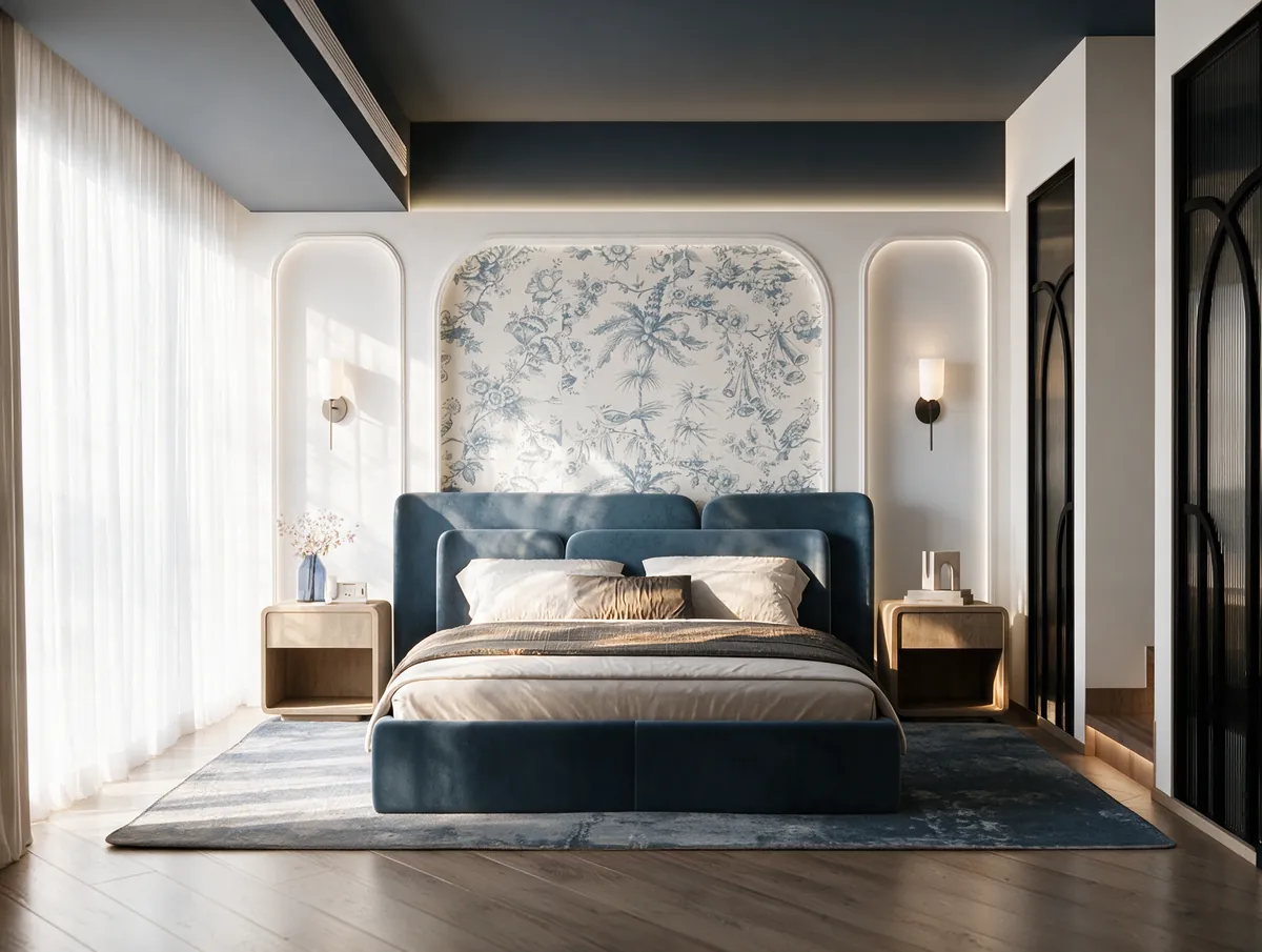 غرفة النوم في مشروع Royal Suite